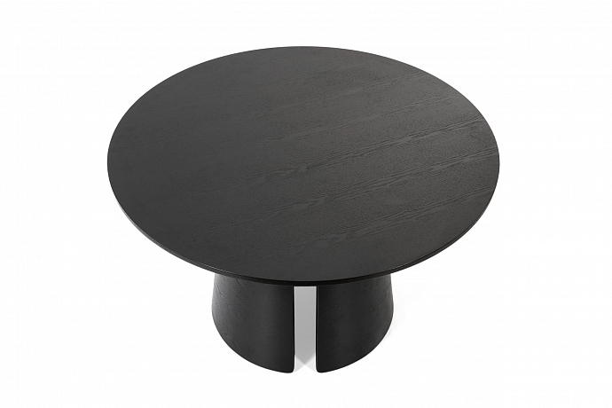 Стол обеденный, CEP, круглый, 75*137 см., цвет черный